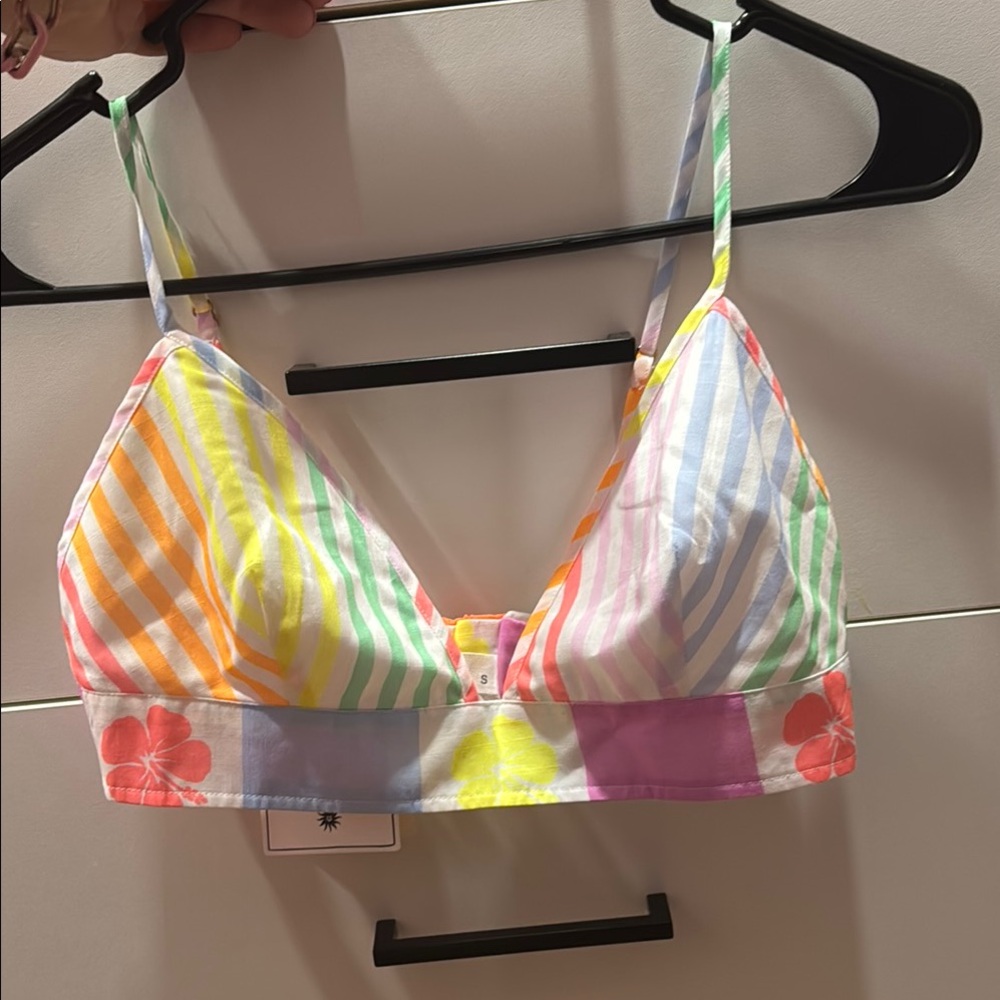 Colorful Striped Bralette